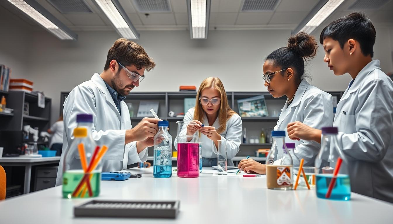 Student preparing for exams with study materials